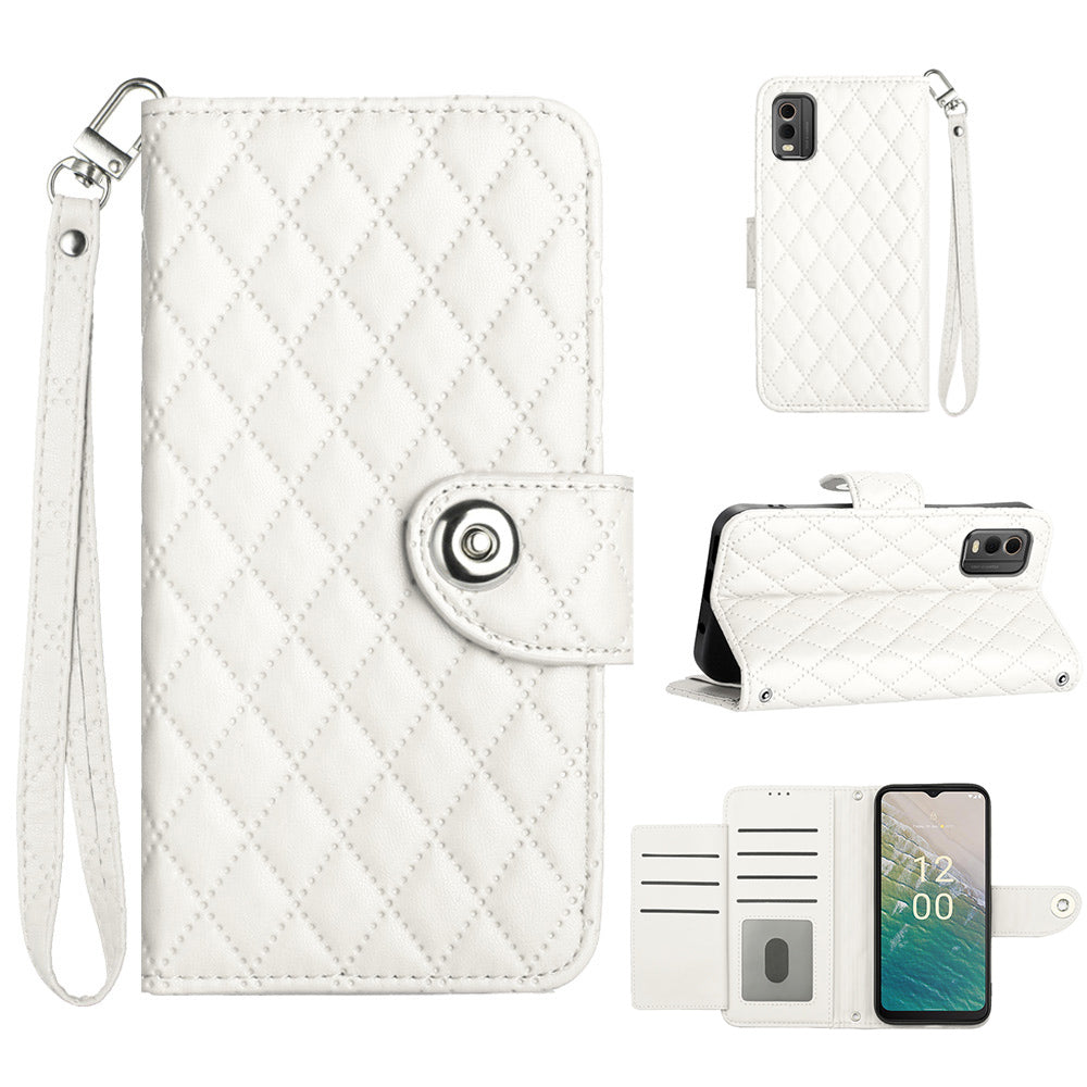 YB Imprinting Series-8 for Nokia C32 Case Wallet Leather Phone Cover Imprinted Rhombus YB Imprinting Series-8 for Nokia C32 Case Wallet Leather Phone Cover Imprinted Rhombus